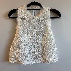 Zara lace crop top